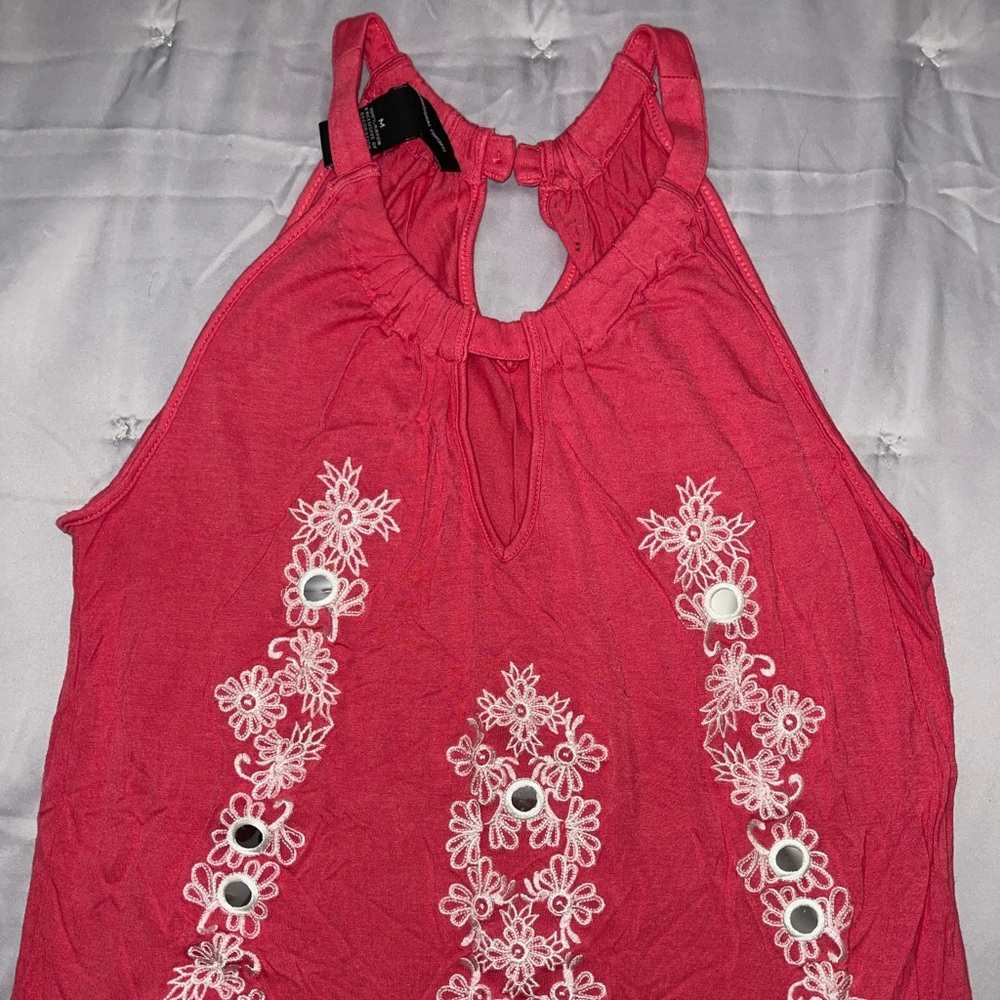 INC (International Concepts) Pink Halter Top Size M